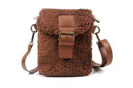 Camel teddy schoudertas "Astina"