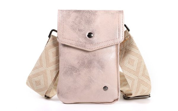 Rose gold telefoon en schoudertasje "Soest"