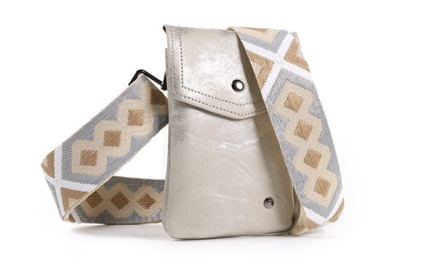 Silver telefoon - schoudertasje "Soest" - Afbeelding 3