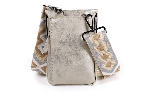 Silver telefoon - schoudertasje "Soest" - Afbeelding 4