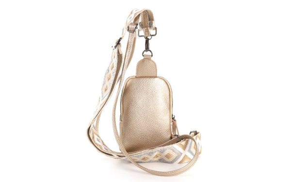 Champagne Crossbodytas "Bakkum" - Afbeelding 4