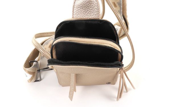 Champagne Crossbodytas "Bakkum" - Afbeelding 5